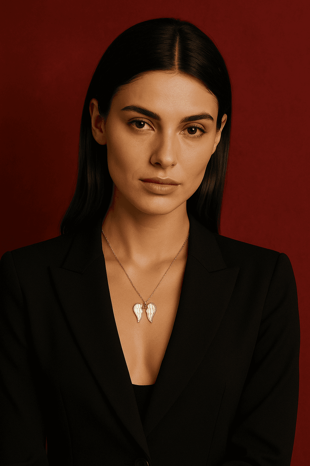 Elegant gold necklace