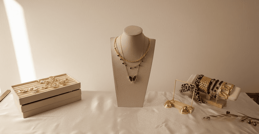 A display of Kalistea jewelry