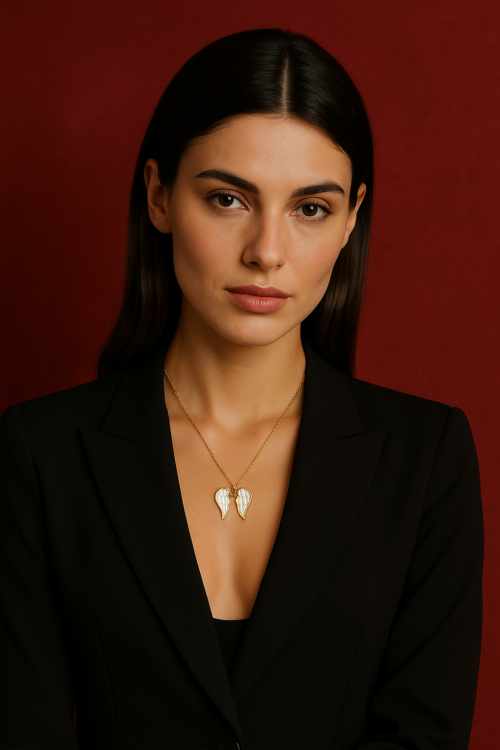 Elegant gold necklace